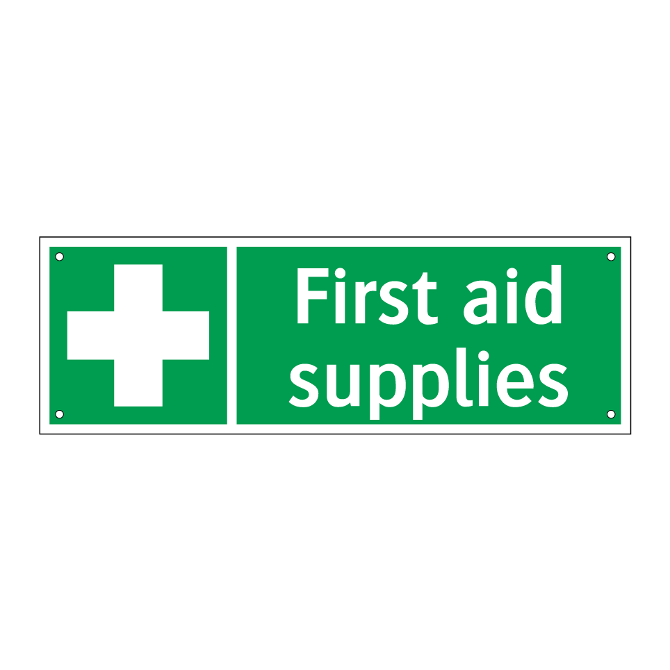First aid supplies