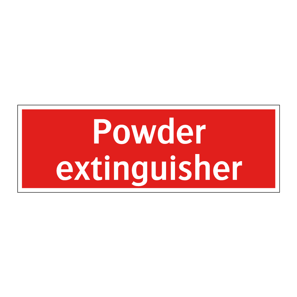Powder extinguisher