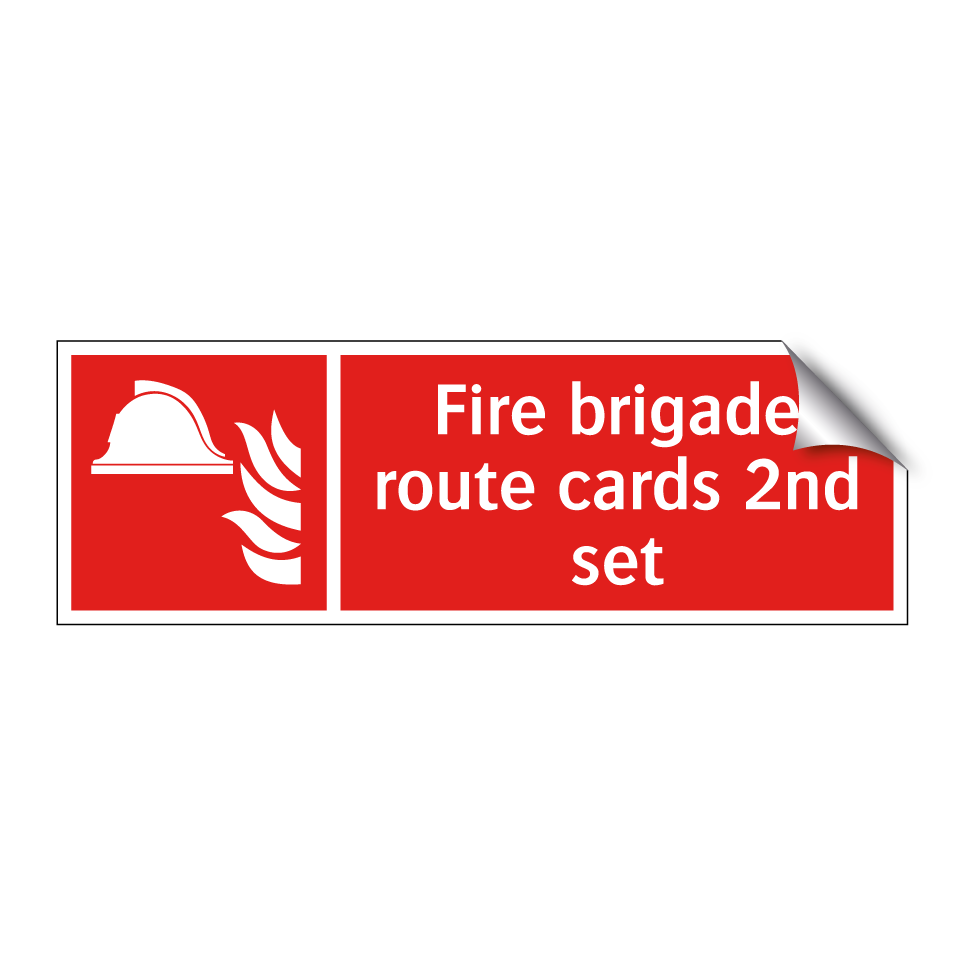 Fire brigade route cards 2nd set