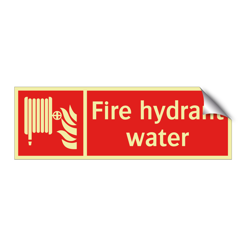 Fire hydrant water
