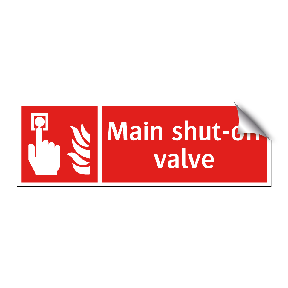 Main shut-off valve