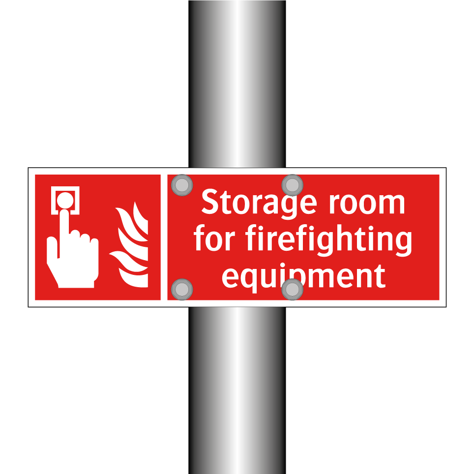 Storage room for firefighting equipment