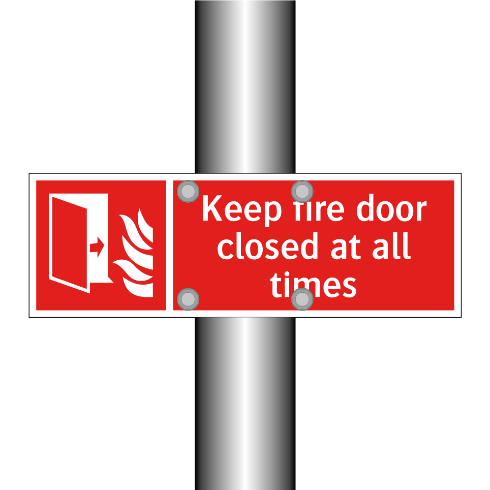 Keep fire door closed at all times