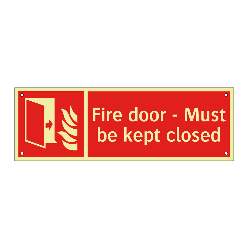 Fire door - Must be kept closed