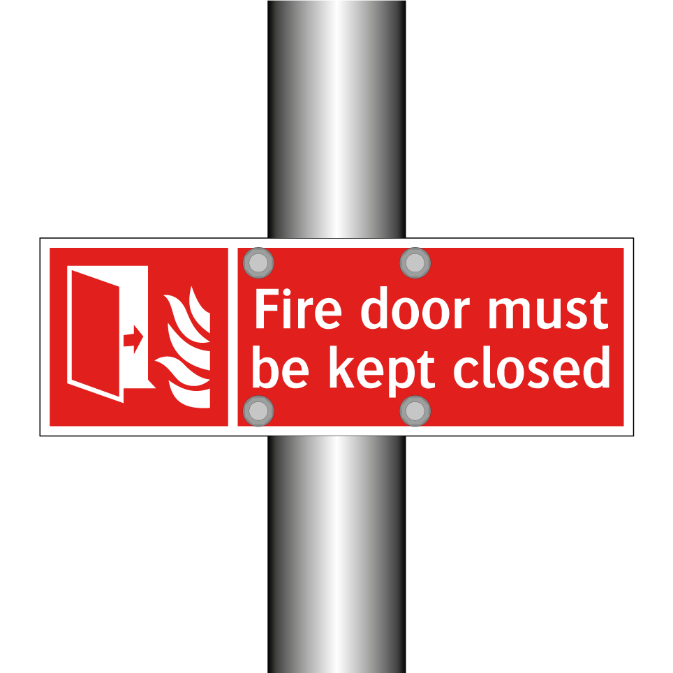 Fire door must be kept closed