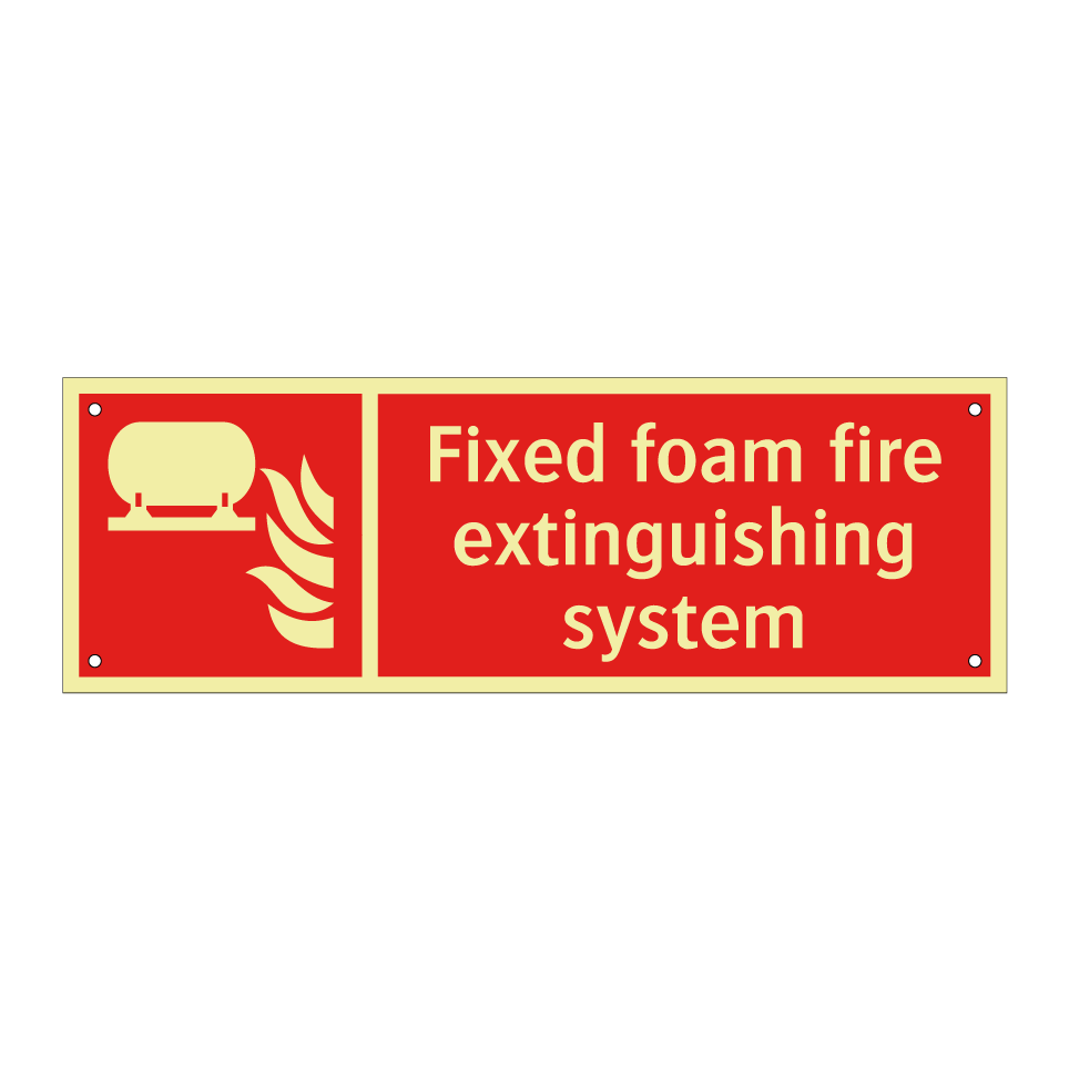 Fixed foam fire extinguishing system