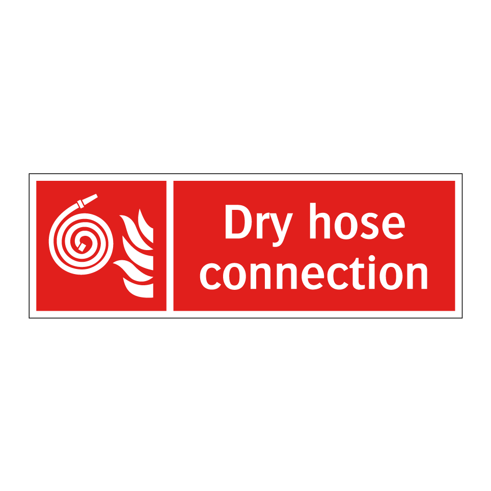 Dry hose connection