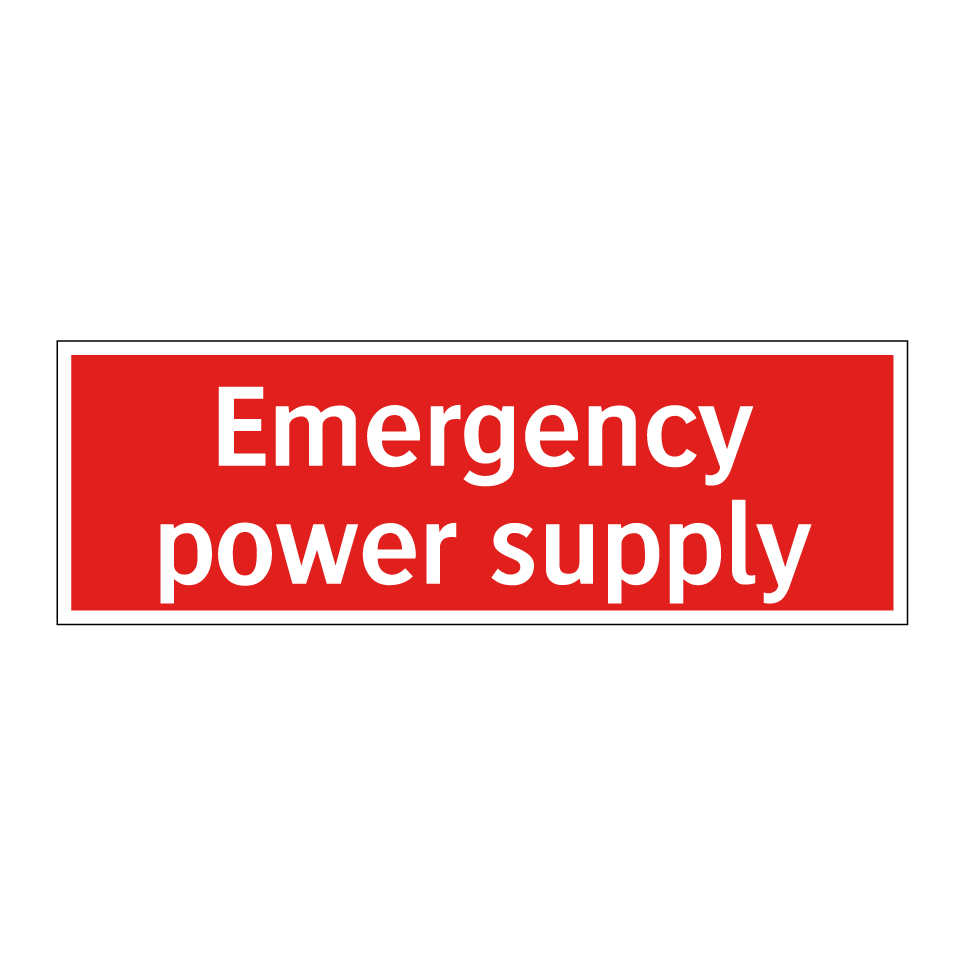 Emergency power supply