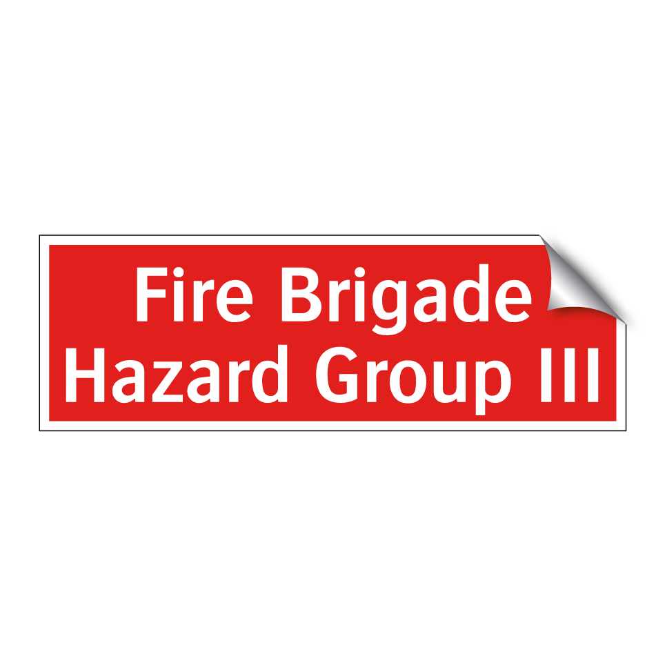 Fire Brigade Hazard Group III