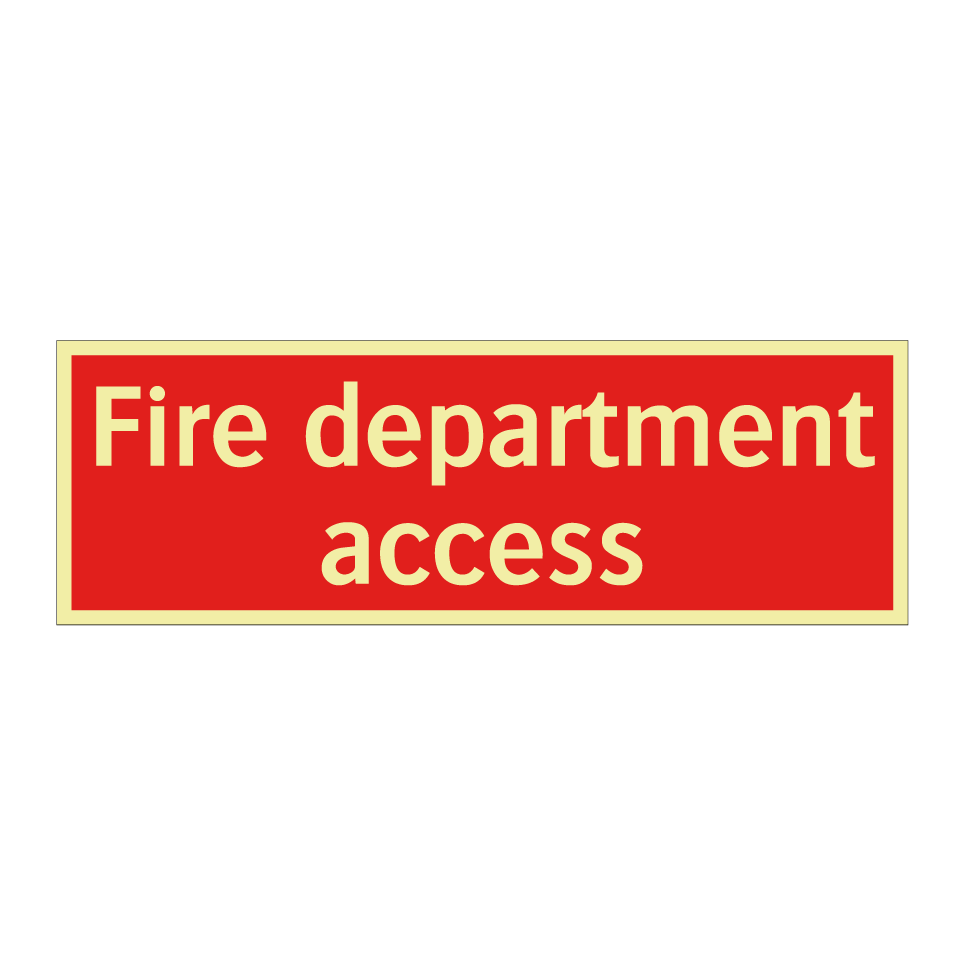 Fire department access