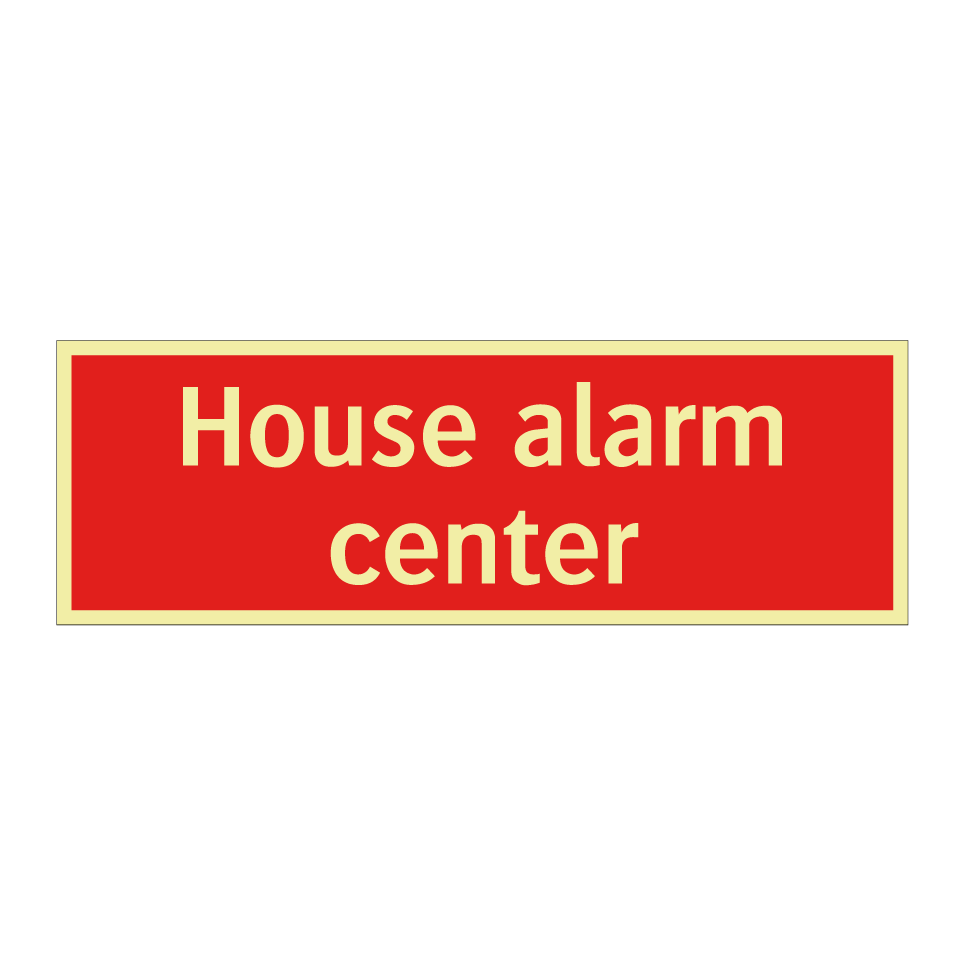 House alarm center