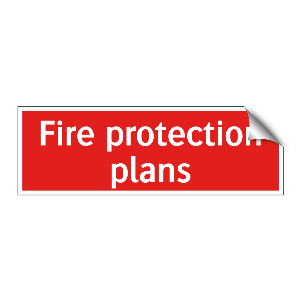 Fire protection plans
