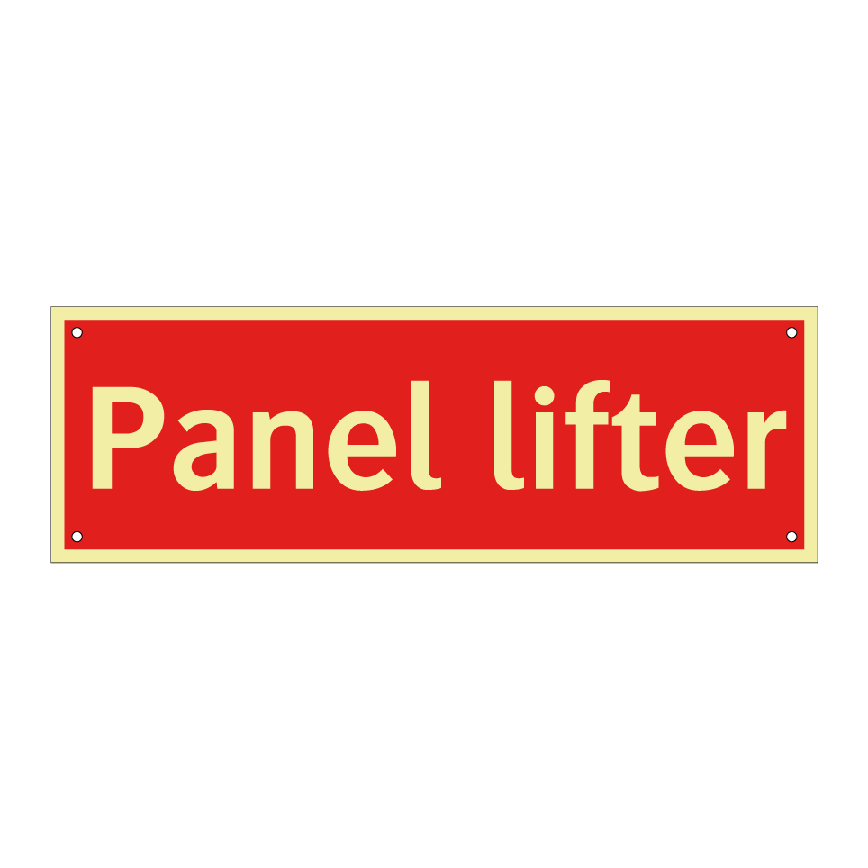 Panel lifter