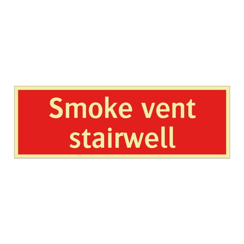 Smoke vent stairwell