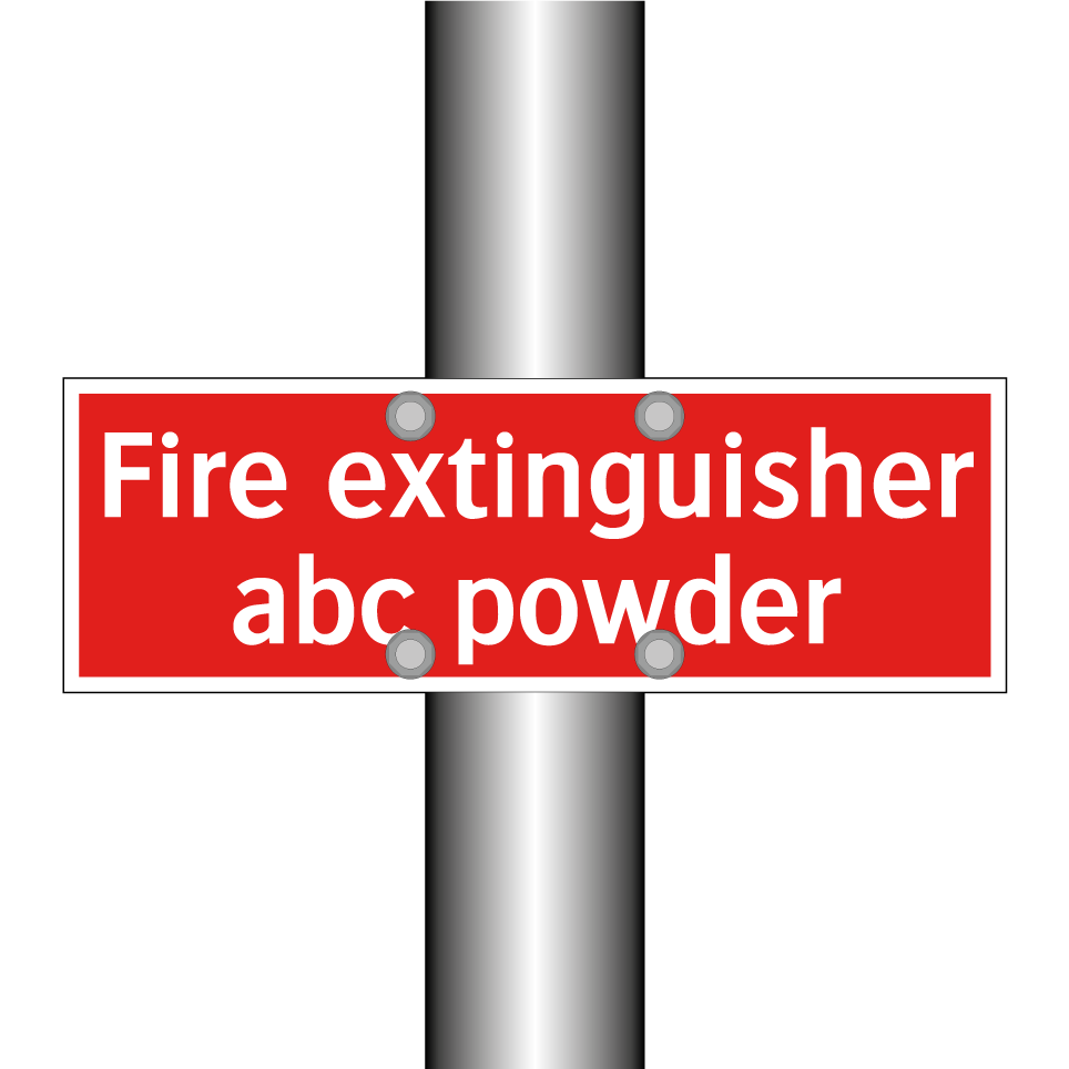 Fire extinguisher abc powder