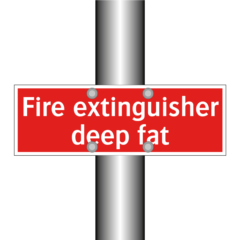 Fire extinguisher deep fat