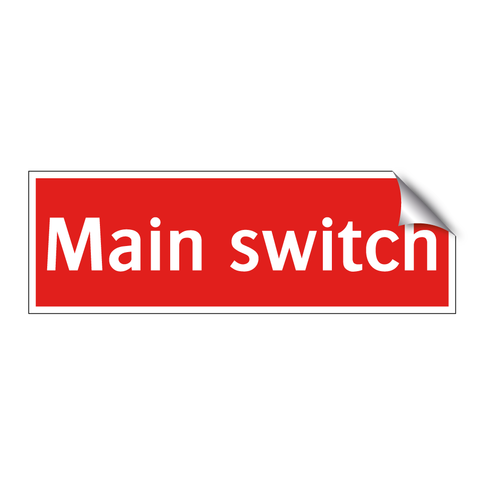 Main switch