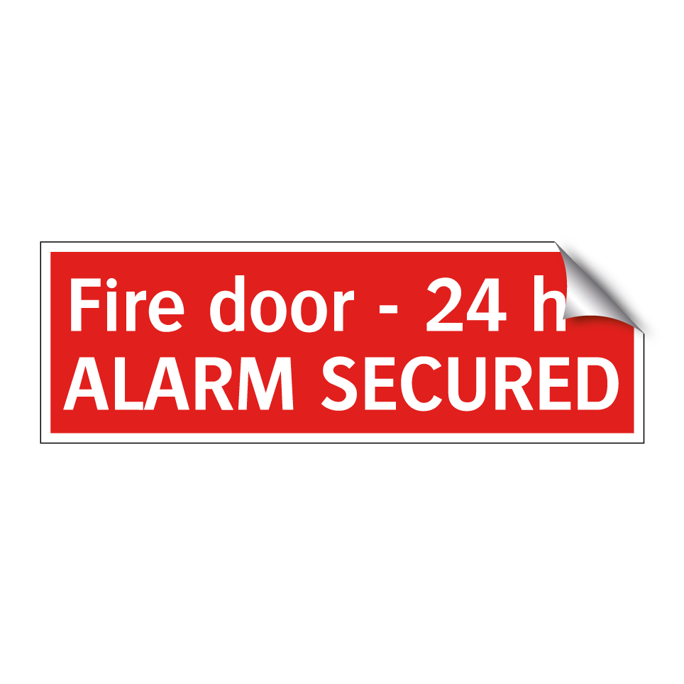 Fire door - 24 h - ALARM SECURED