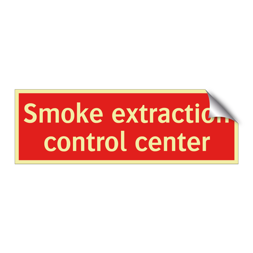 Smoke extraction control center