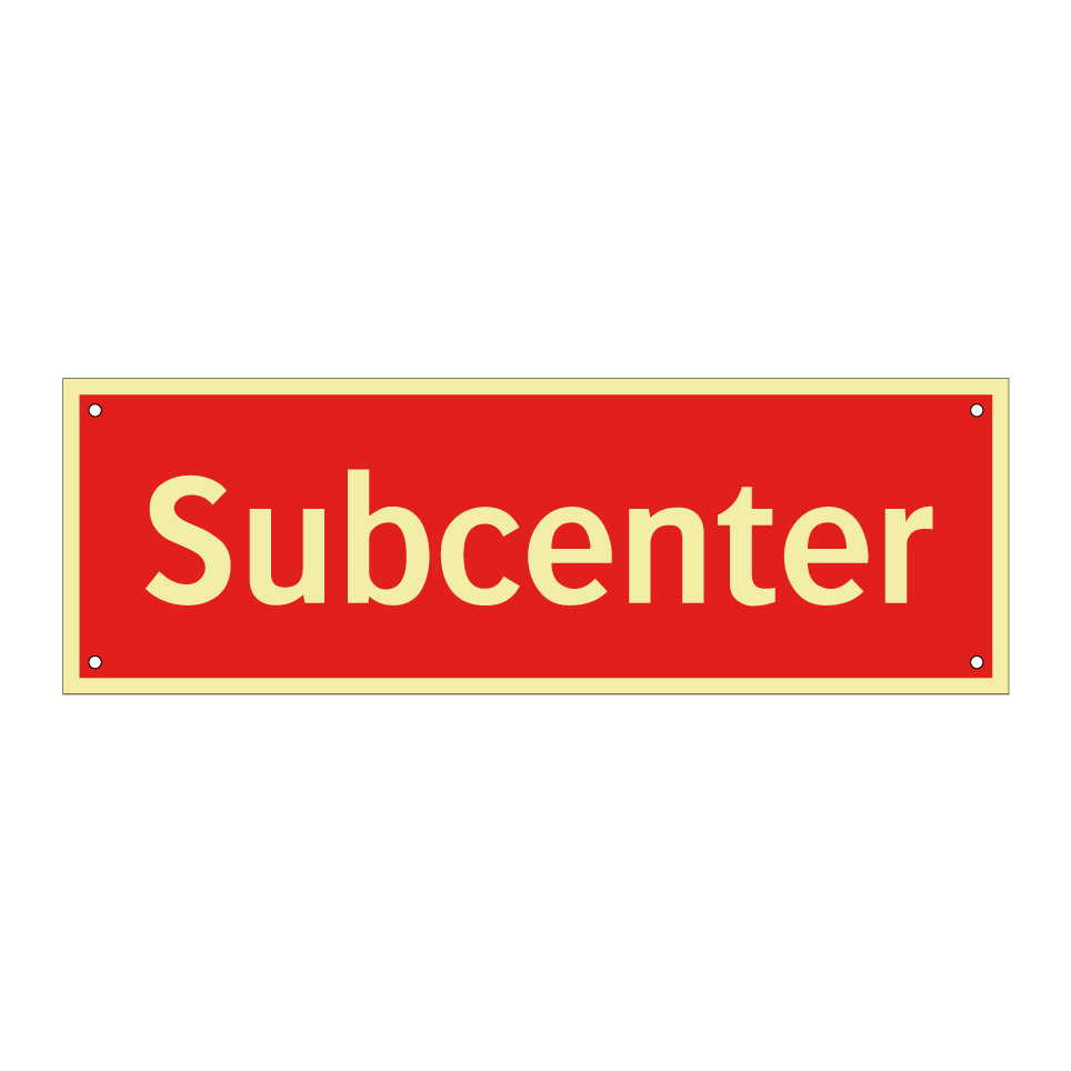 Subcenter