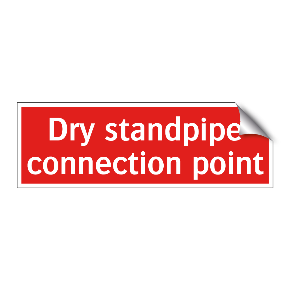 Dry standpipe connection point