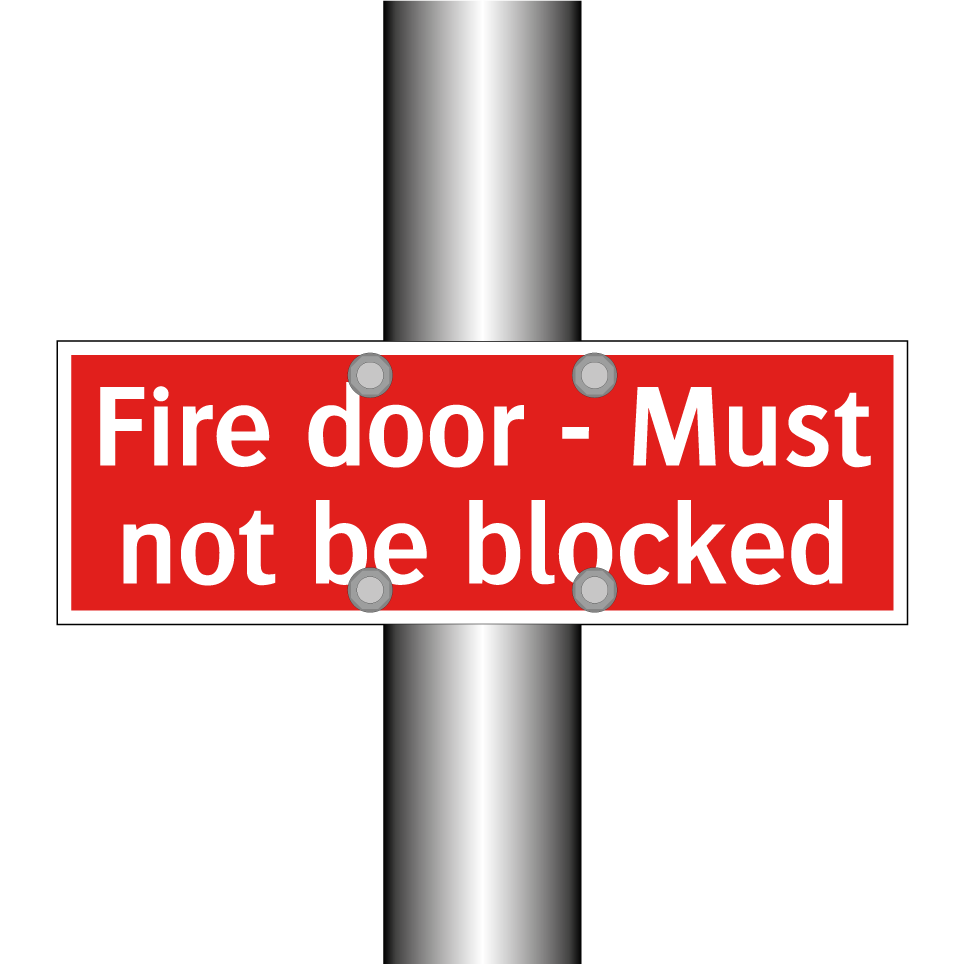 Fire door - Must not be blocked