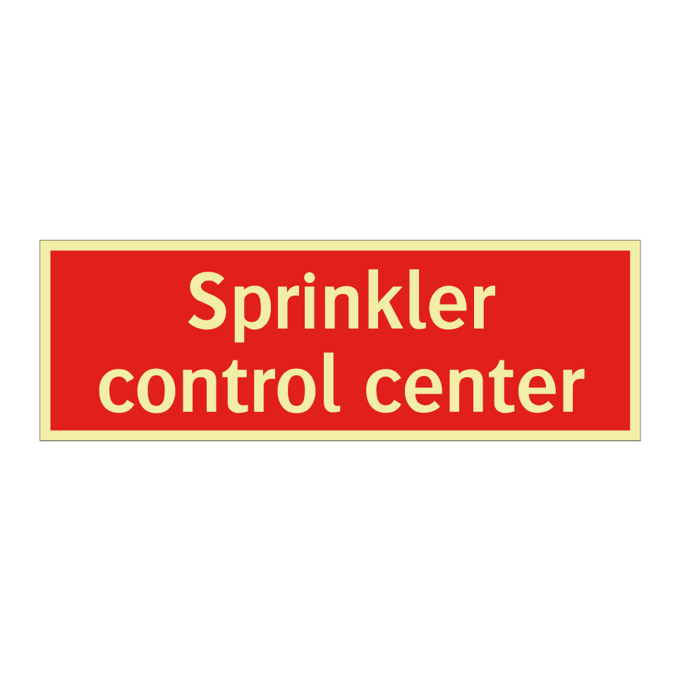 Sprinkler control center