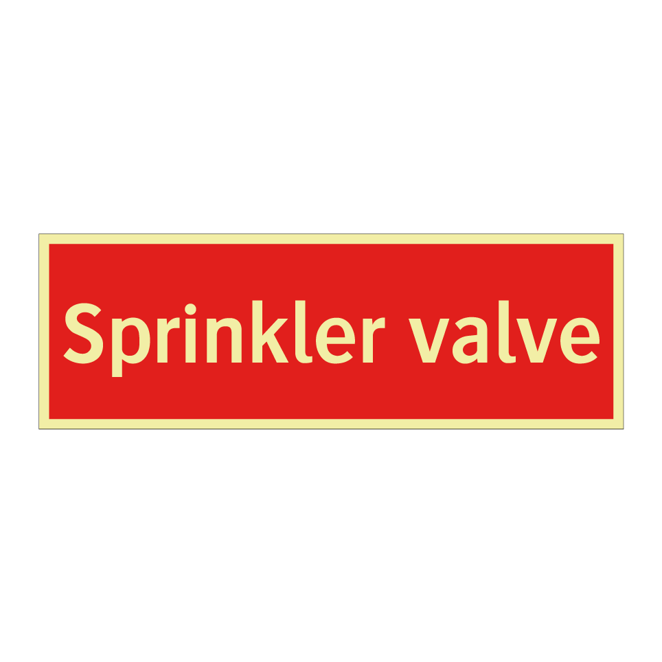 Sprinkler valve