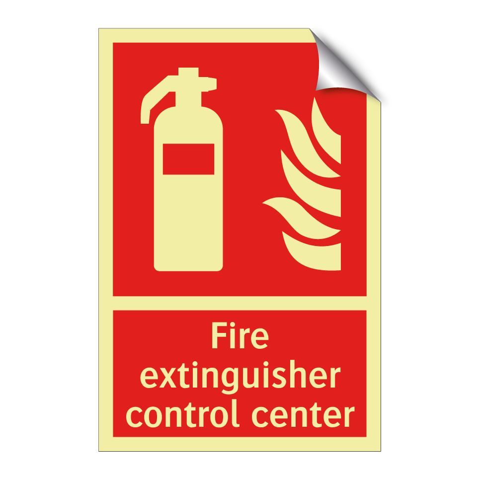Fire extinguisher control center