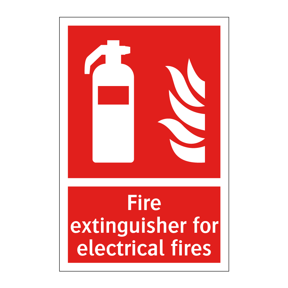 Fire extinguisher for electrical fires