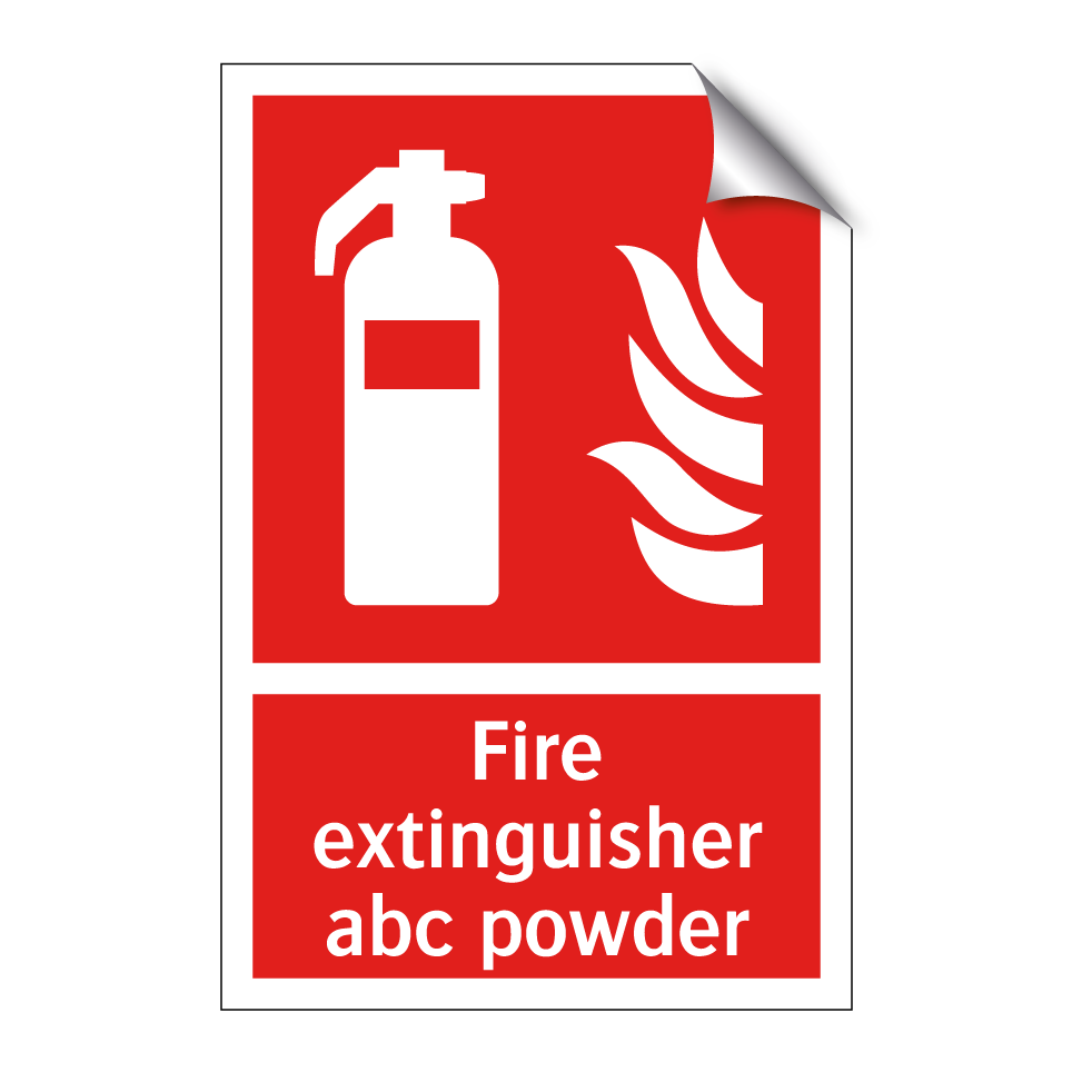 Fire extinguisher abc powder