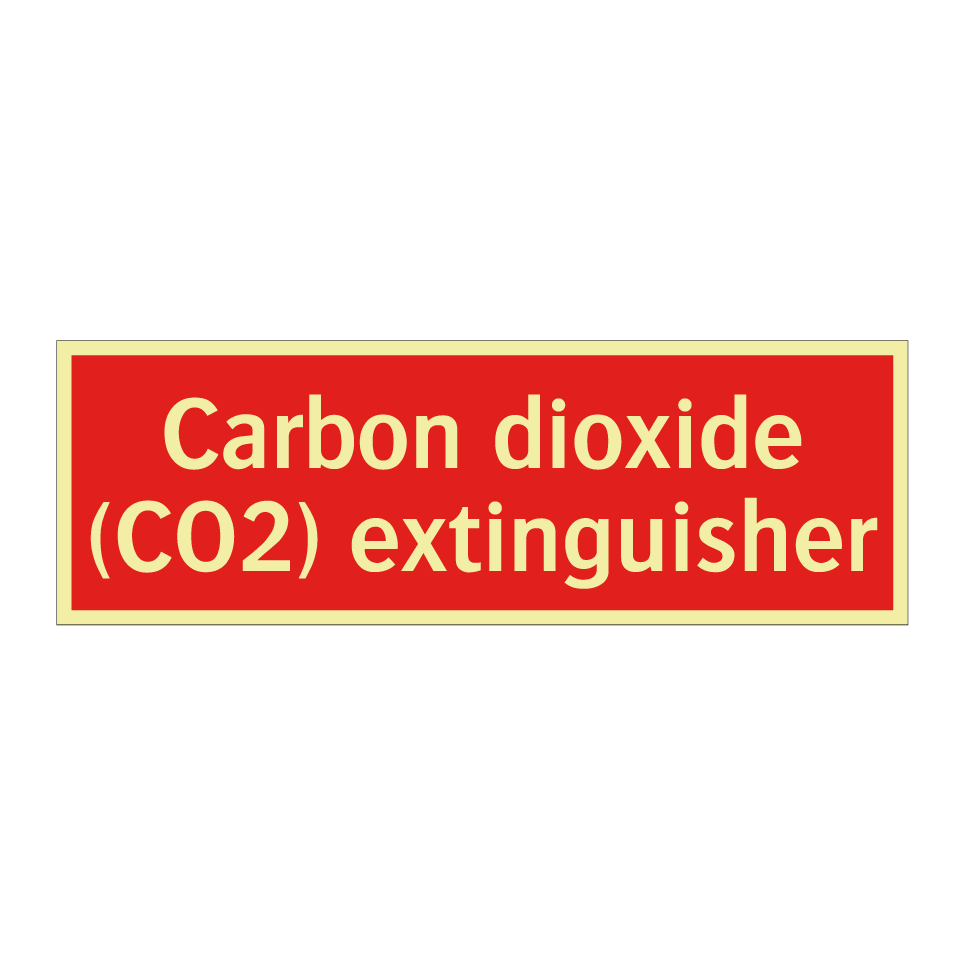 Carbon dioxide (CO2) extinguisher