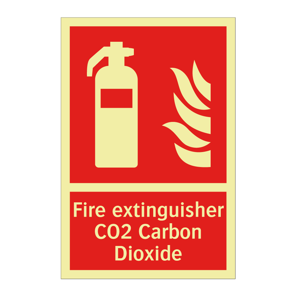 Fire extinguisher CO2 Carbon Dioxide