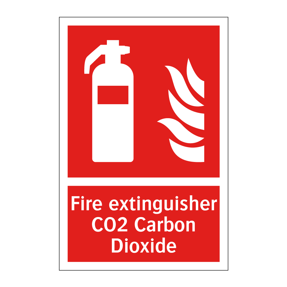 Fire extinguisher CO2 Carbon Dioxide