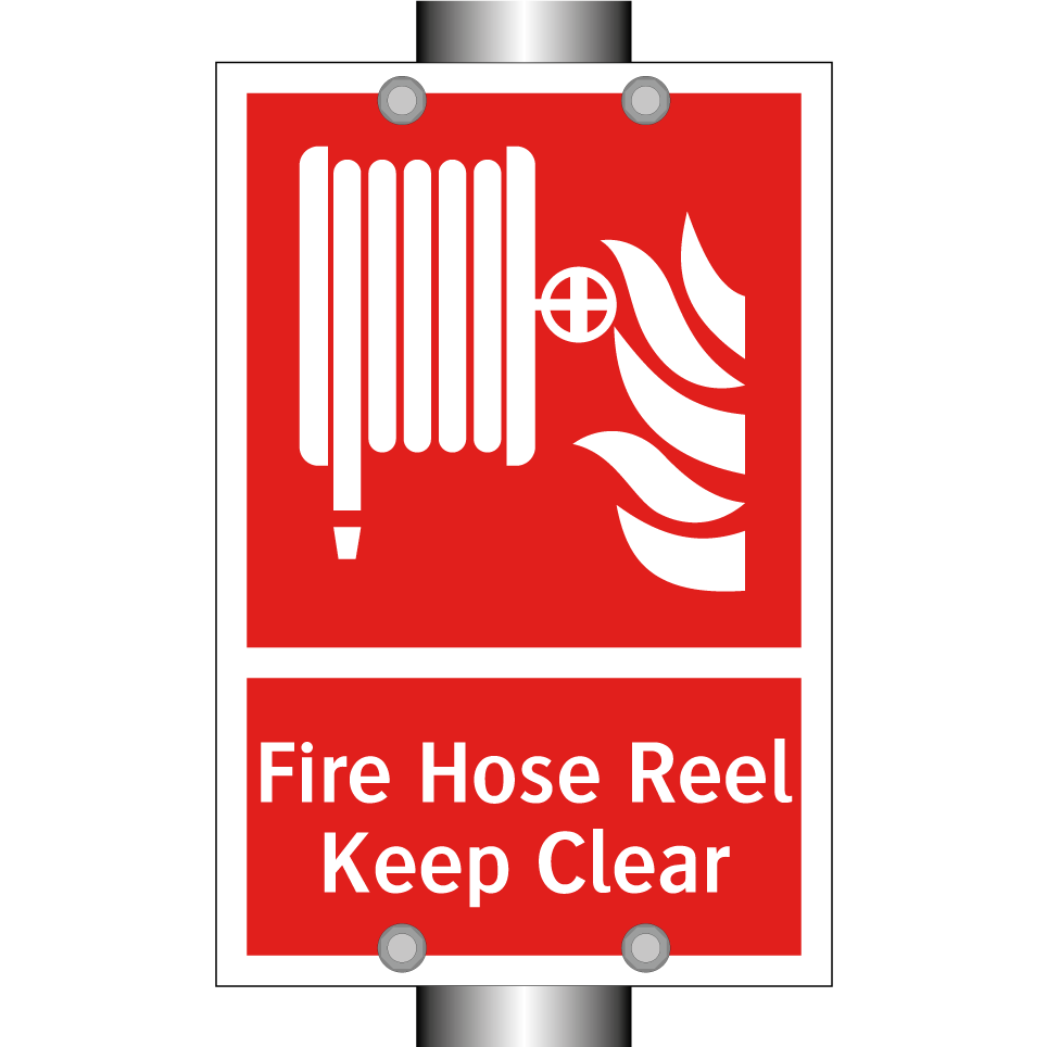 Fire Hose Reel Keep Clear