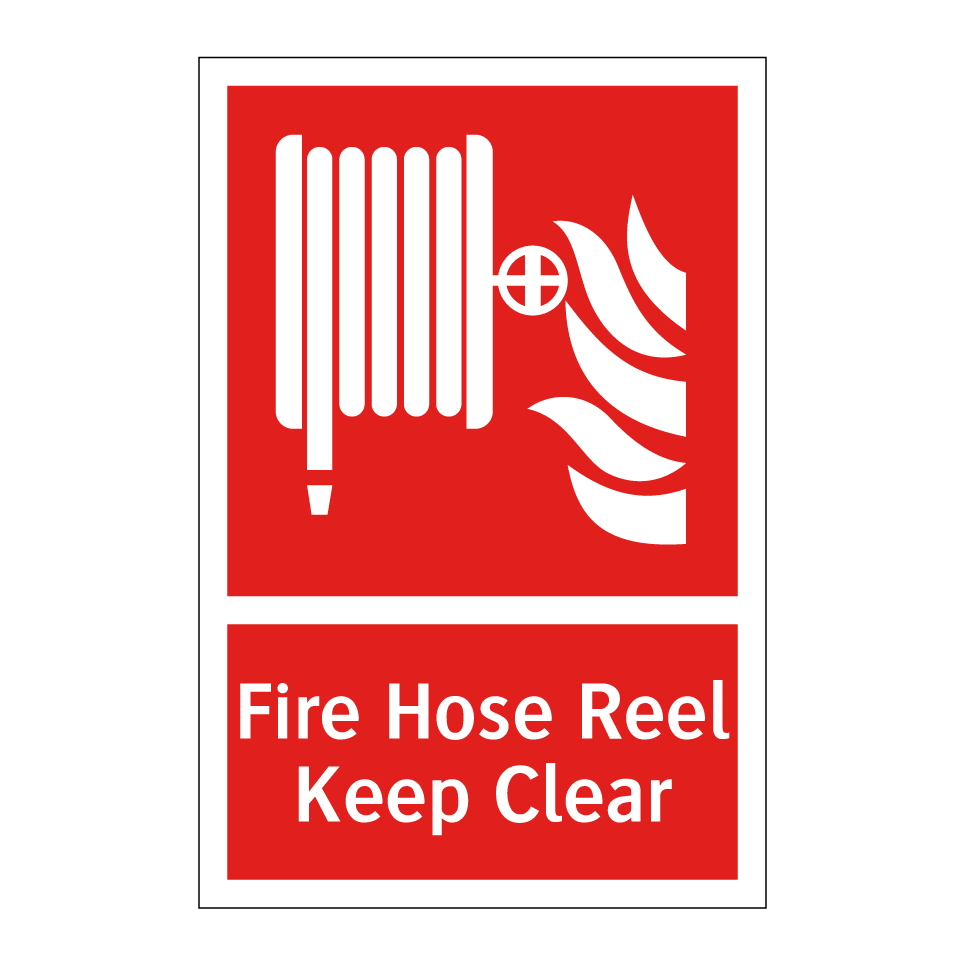 Fire Hose Reel Keep Clear