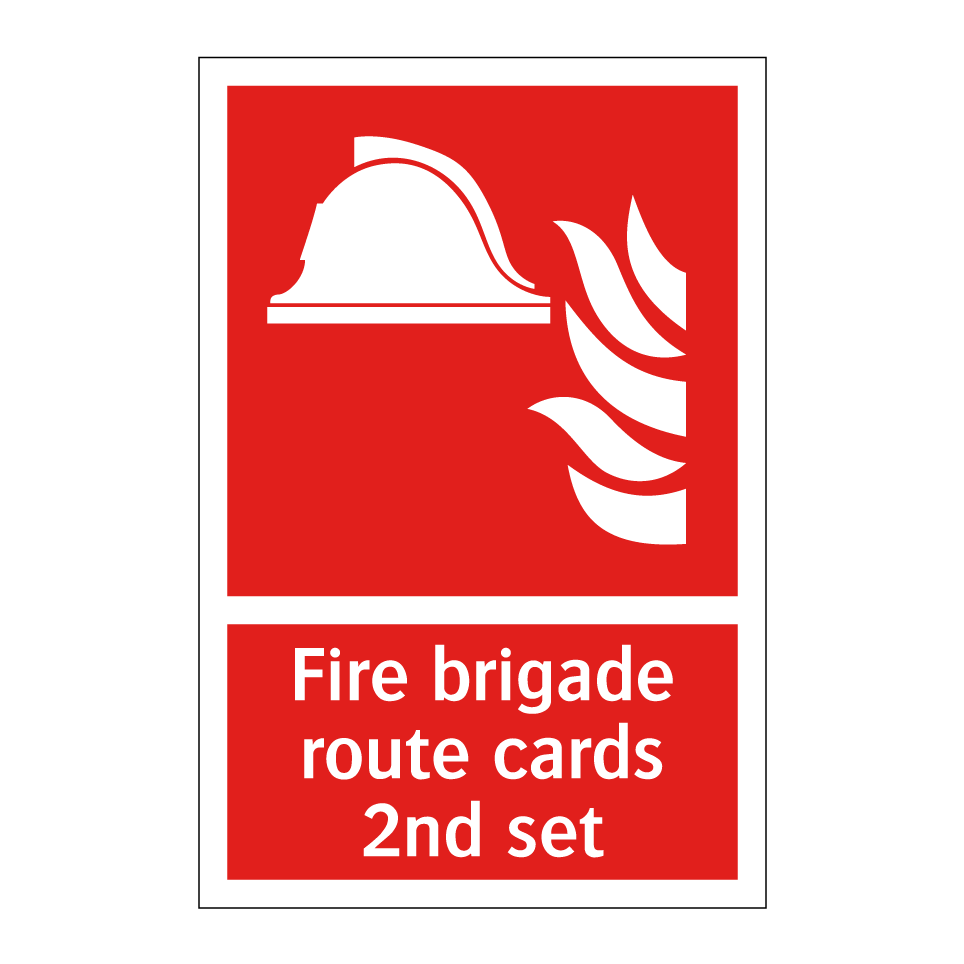 Fire brigade route cards 2nd set