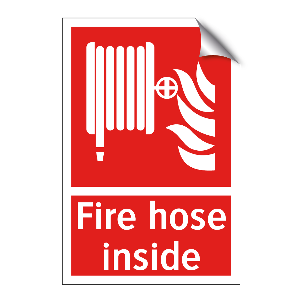 Fire hose inside