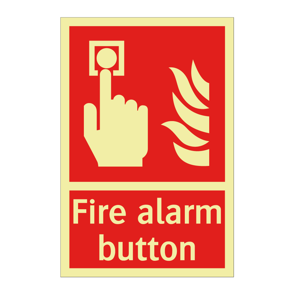 Fire alarm button