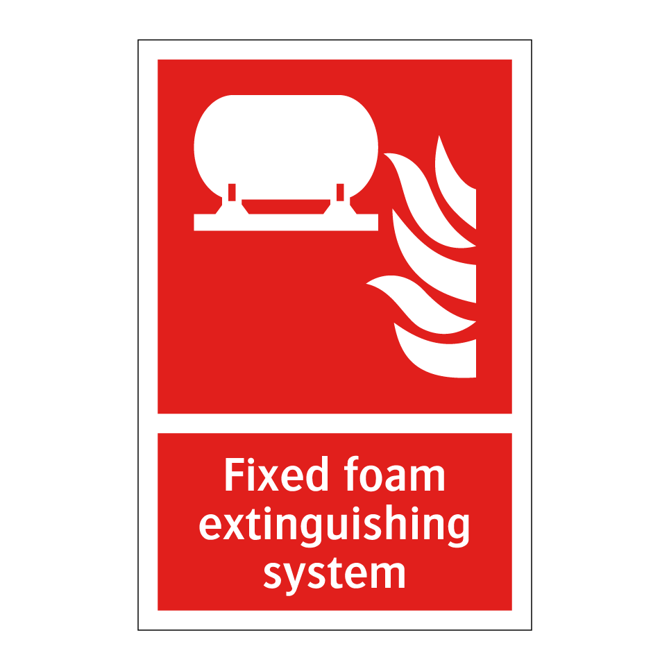 Fixed foam extinguishing system