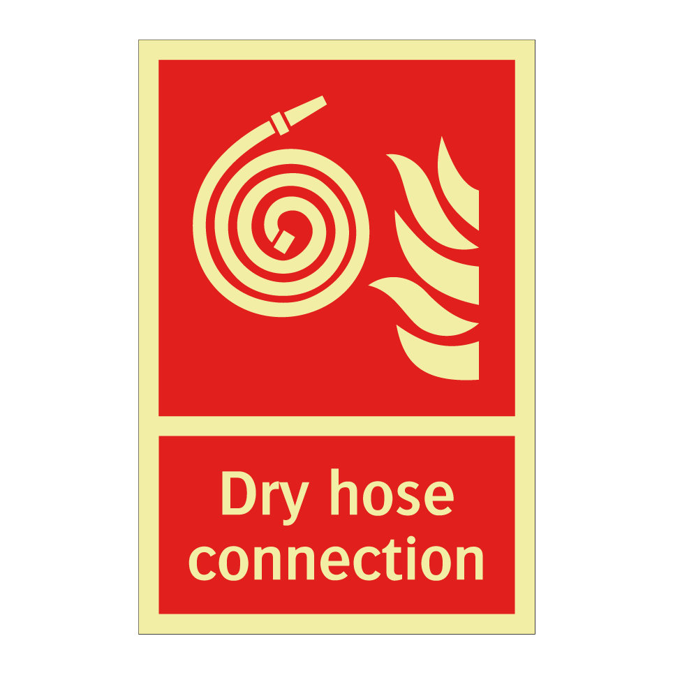 Dry hose connection