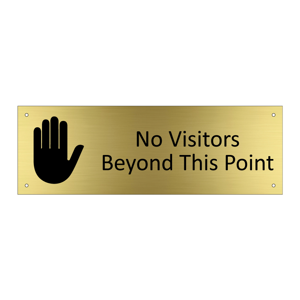 No Visitors Beyond This Point