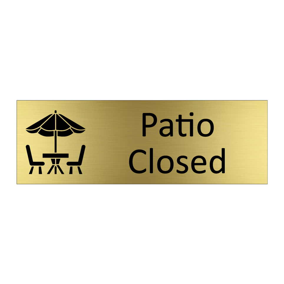 Patio Closed