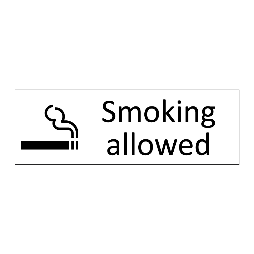 Smoking allowed