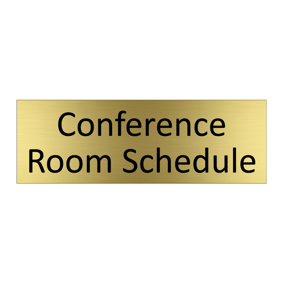Conference Room Schedule
