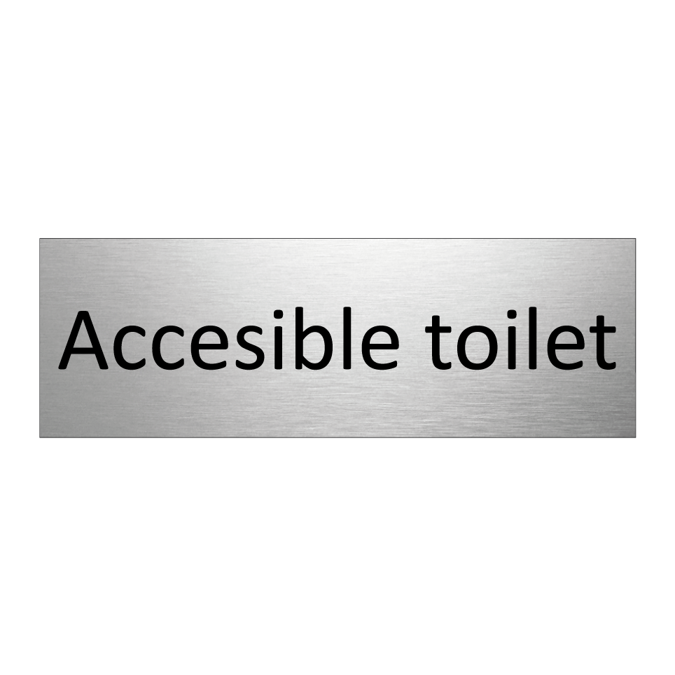 Accesible toilet