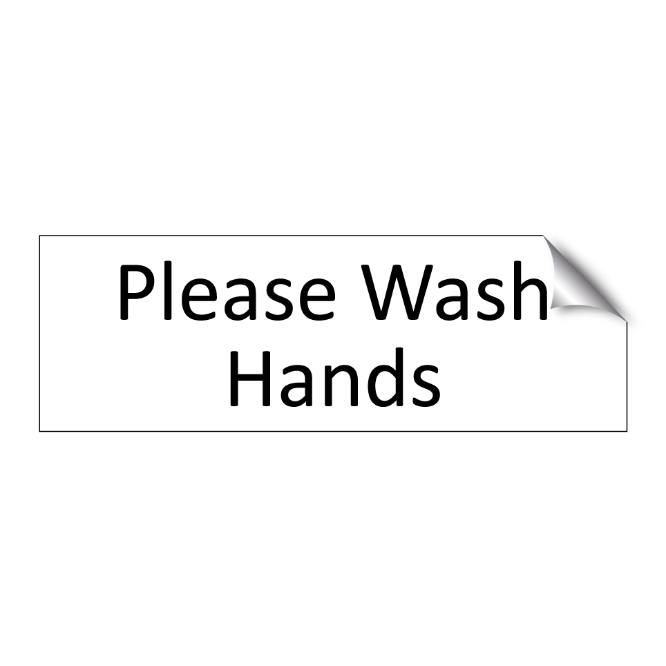 Please Wash Hands