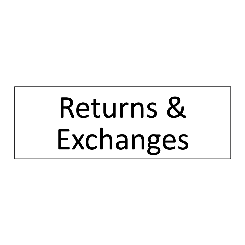 Returns & Exchanges