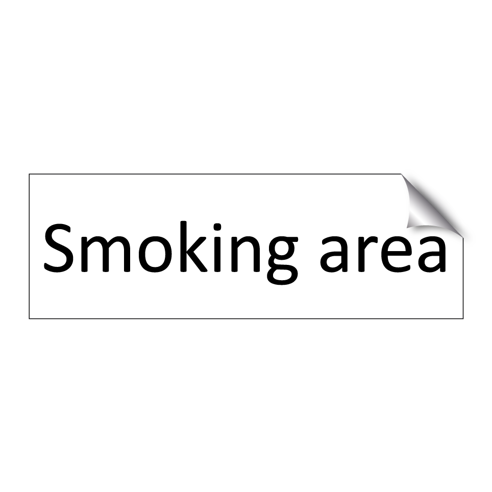 Smoking area