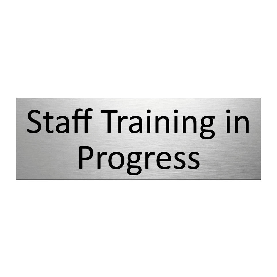 Staff Training in Progress